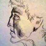 Лица мужчин и мальчиков. Художник Слава Исаков